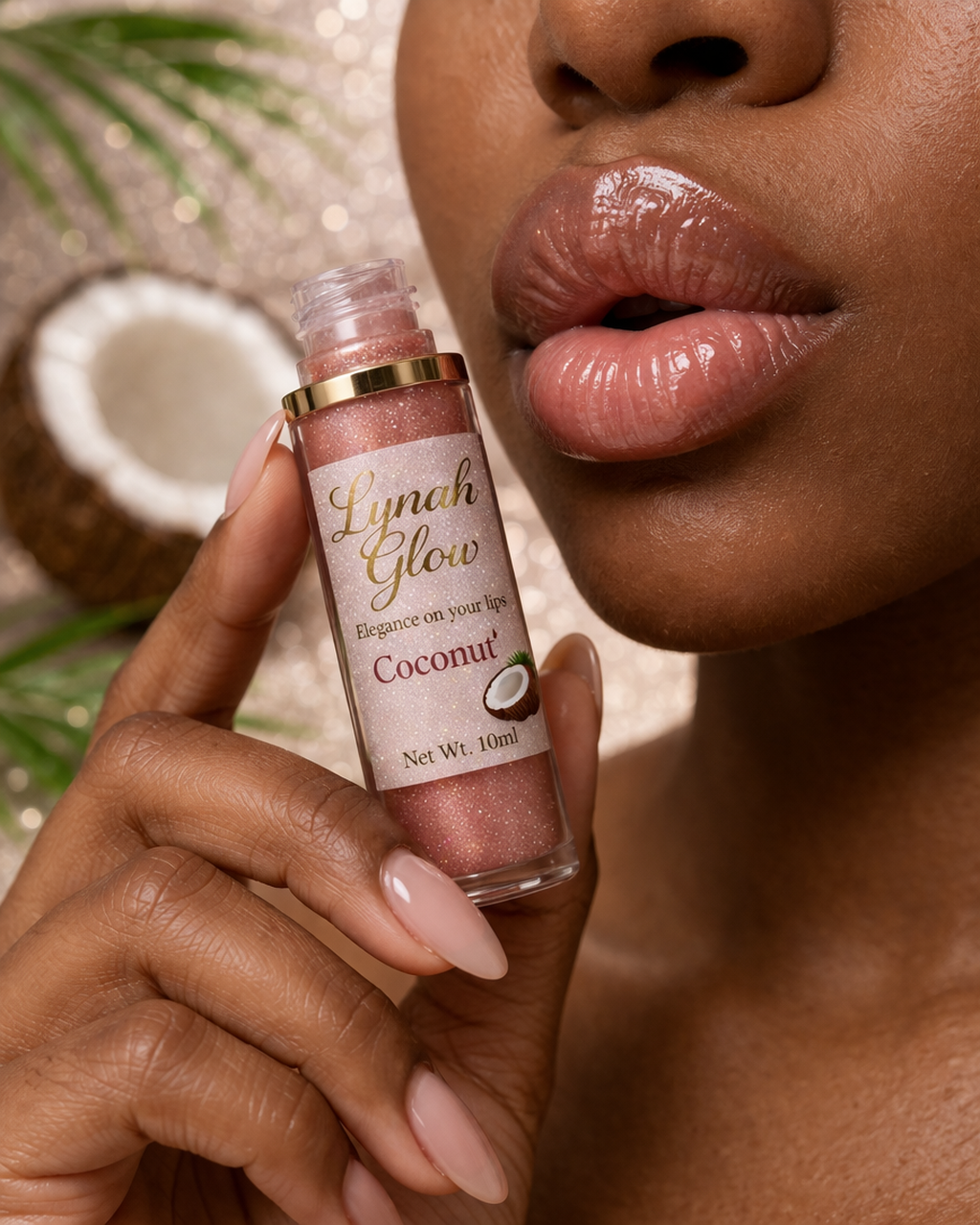 Lynah Glow Coconut Lip Gloss