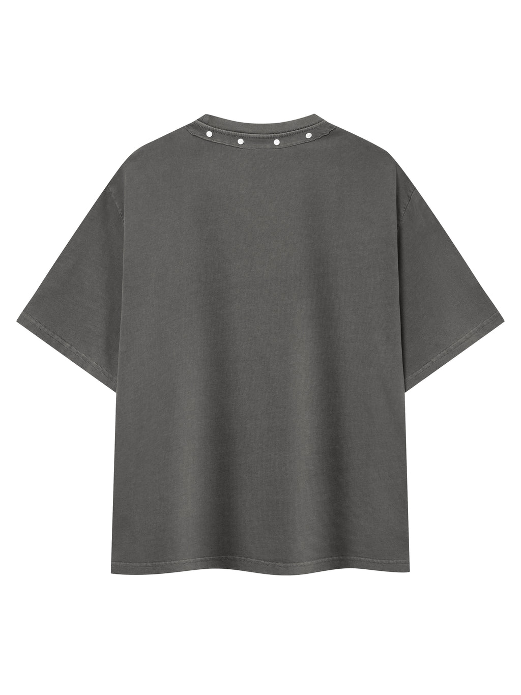 Unisex Washed Boxy Studded T-Shirt